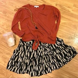 Bethany Mota | Feather Skirt